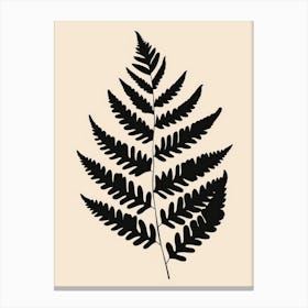 Fern Leaf 1 Canvas Print