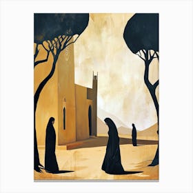 Islamic Women Canvas Print