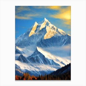 Mountain In The Sky Canvas Print