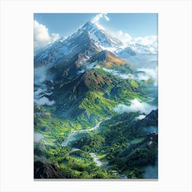 Mountain Landscape Canvas Print