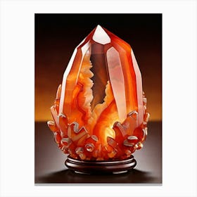 Stunning Carnelian Canvas Print