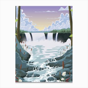 Beautiful Waterfall Canvas Print