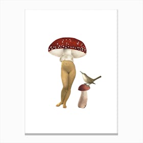 Ladyshroom #2 Canvas Print