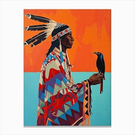 Cherokee Charms In Geometry ! Native American Art Canvas Print