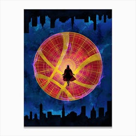 Doctor Strange Silhouette Canvas Print