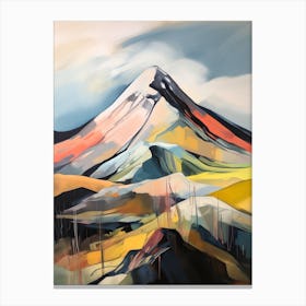Beinn Mhanach Scotland 3 Mountain Painting Canvas Print