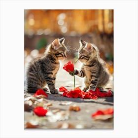 Cute Kittens Canvas Print