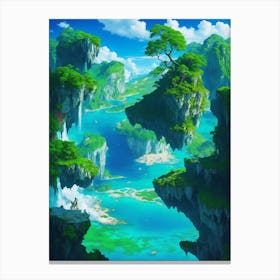 Floating Island Canvas Print