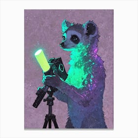 Galaxy Lemur Canvas Print