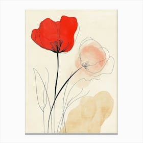 Red Poppies 1 Canvas Print