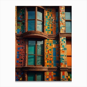 Colorful Building Canvas Print