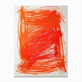 Orange Square Canvas Print