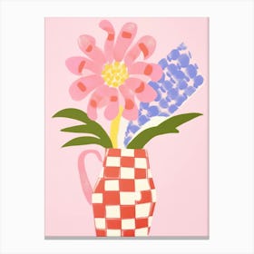 Bluebell Flower Vase 2 Canvas Print