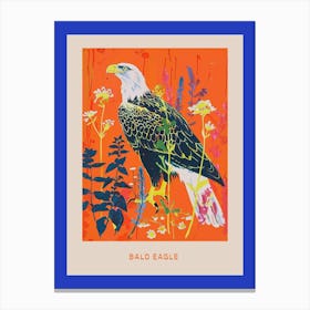 Spring Birds Poster Bald Eagle 2 Canvas Print