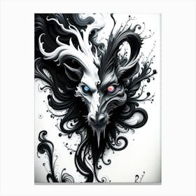 Duality Unleashed Canvas Print