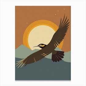 Bird In Flight Canvas Print