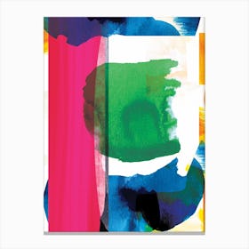 Bright Abstract Watercolour Canvas Print