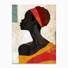 Whispered Echoes|The African Woman Series Canvas Print