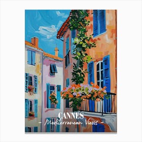 Mediterranean Views Cannes 1 Canvas Print