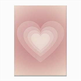 Heart Shaped Background 1 Canvas Print