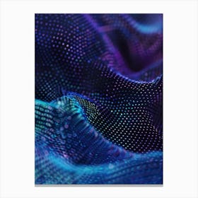 Close Up Of A Fabric Canvas Print