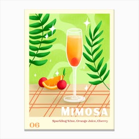 Mimosa Drink Cocktail Canvas Print
