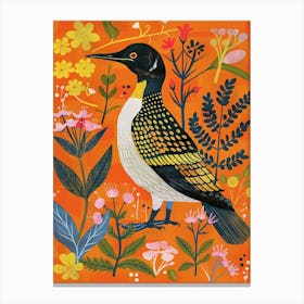 Spring Birds Loon 2 Canvas Print