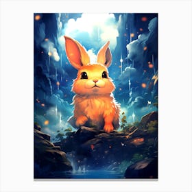 Rabbit In The Sky Canvas Print