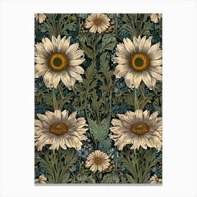 William Morris Daisies Canvas Print