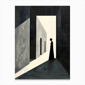 Shadow Of A Woman Canvas Print