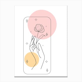 Tarot Card Illustration Canvas Print