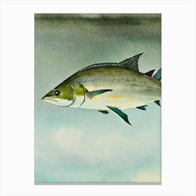 Tuna Storybook Watercolour Canvas Print