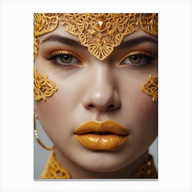 Golden Beauty Canvas Print