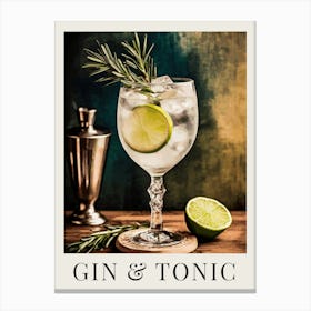 Gin Tonic Canvas Print