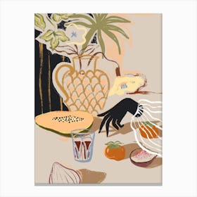 Fruits On The Table Canvas Print