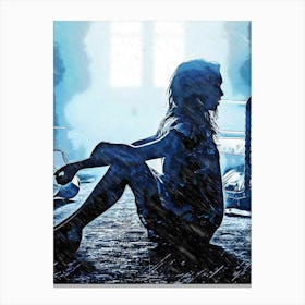 Scary The Exorcist Movie Canvas Print