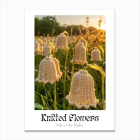 Knitted Flowers Lily Of The Valley 6 Canvas Print