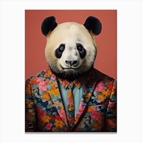 Panda Art In Contemporary Art Style 3 Canvas Print