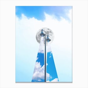 Street Lamp In The Sky Canvas Print