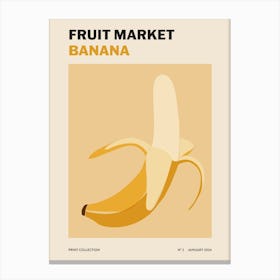 Fruit Market No. 2 Banana Canvas Print