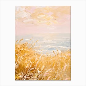 Sunset On The Beach Canvas Print