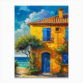 House By The Sea 9 Canvas Print