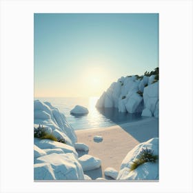 Rocky Beach Canvas Print