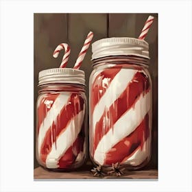 Candy Jars Canvas Print