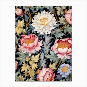 William Morris Peonies Canvas Print