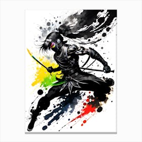 Ninja 3 Canvas Print