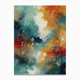 Abstract Trees Canvas Print