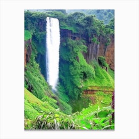 Sipi Falls, Uganda Majestic, Beautiful & Classic (2) Canvas Print