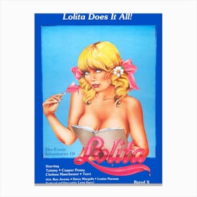 Lolita, Sexy Movie Poster Canvas Print