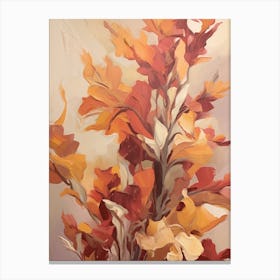 Fall Flower Painting Snapdragon 1 Canvas Print